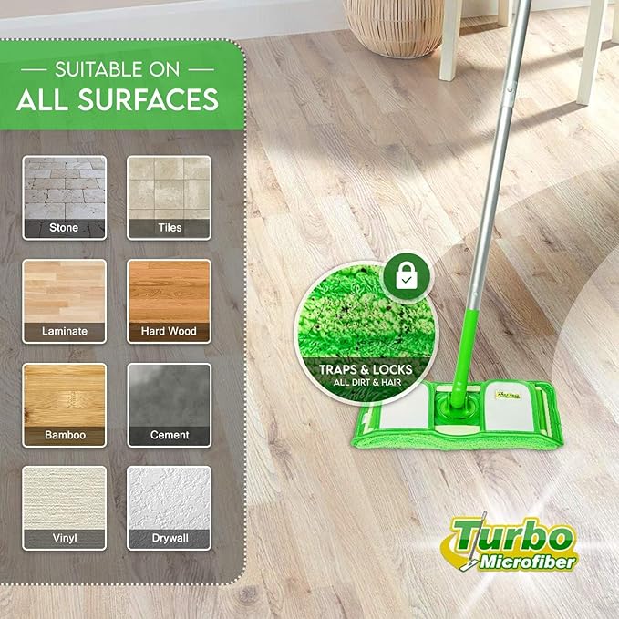 Reusable Pads Compatible with Swiffer Sweeper Mops - Image 3