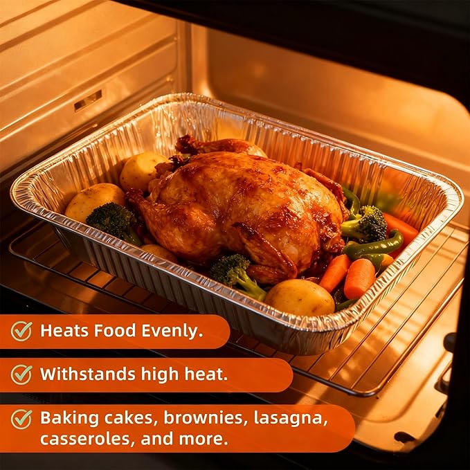 9x13 Inch Disposable Aluminum Pans - Image 7