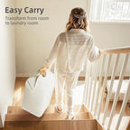 STORAGE MANIAC Large Laundry Hamper, 80L Collapsible Laundry Basket - Image 4