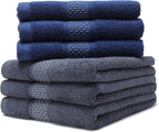 Cotton Hand Towels Set, 6-Piece Set, Super Absorbent Quick Drying, Bathroom - Image 7
