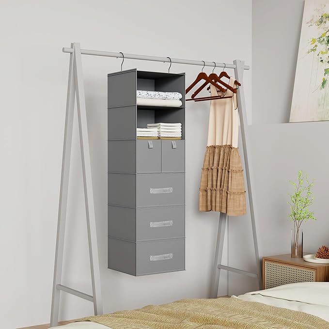 6-Shelves Hanging Closet Organizer - Image 7