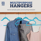 ZOBER Turquoise Velvet Hangers 50 Pack - Image 6