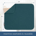 S&T INC. Dish Drying Mat, 16” x 18”, Absorbent Microfiber Kitchen Counter Mat - Image 6