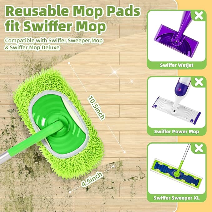 Reusable Microfiber Pads Compatible - Image 2