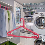 Plastic Hangers 50 Pack, Light Weight Durable Clothes Hangers - Image 6