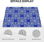 Chinoiserie Blue White Porcelain Dish Drying Mats - Image 6