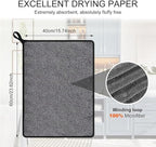 Shiny Cleaning Cloths, Shower Doors Drying Towels, 16 * 24in Streak Free Glass - Image 3