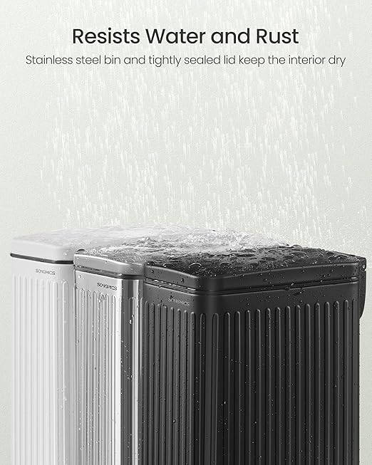 SONGMICS Bathroom Trash Can, 1.6-Gallon Trash Bin - Image 4