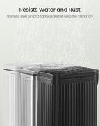 SONGMICS Bathroom Trash Can, 1.6-Gallon Trash Bin - Image 4