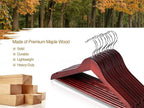 StorageWorks Wooden Hangers 30 Pack, Wood Coat Hangers - Image 3