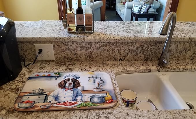 Caroline's Treasures DAC6247DDM English Springer Spaniel The Chef Dish Drying - Image 2