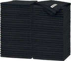 FIXSMITH Black Microfiber Cleaning Cloth -Pack of 50, Highly Absorbent Cleaning by FIXSMITH