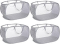 4 Pack Collapsible Laundry Baskets, Foldable Laundry Basket by Bemkoo