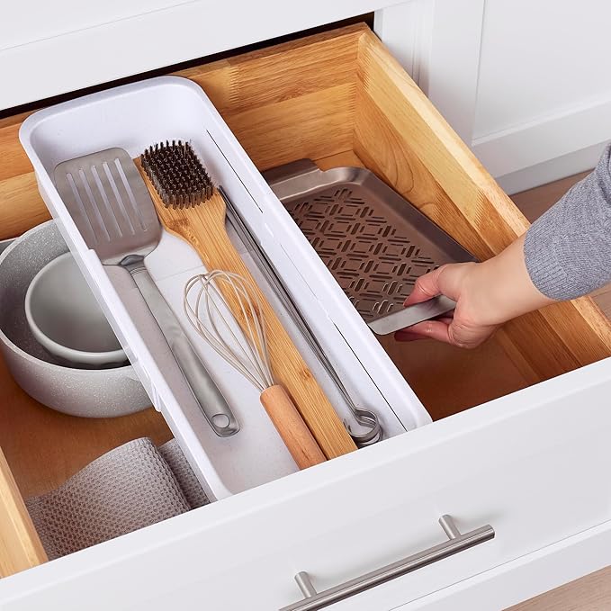 YouCopia DrawerFit® Sliding Drawer Bin, Expandable and Adjustable Kitchen - Image 5
