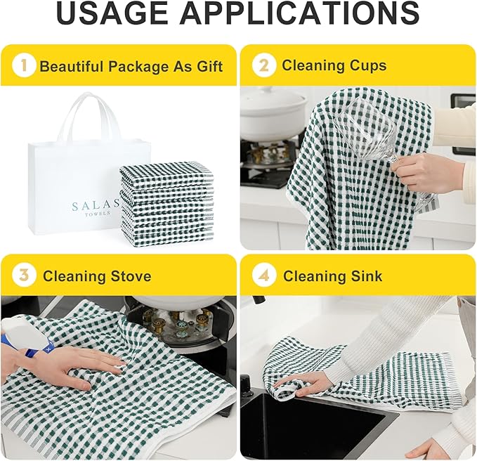 SALAS Cotton Dish Towels Cloths - Image 5