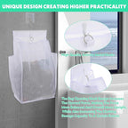 2 Pcs Hanging Collapsible Breathable Mesh Laundry Hamper, Hanging Laundry Bag - Image 4
