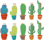 50pcs Cactus Wooden Photo Clips Pegs Clothespins Note Memo Card Holder by Unknown