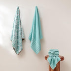 Modern Threads Oxford 6-Piece 100% Cotton Towel Set – Yarn Dyed Jacquard & - Image 4