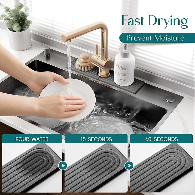 Kitchen Sink Faucet Mat - Image 3