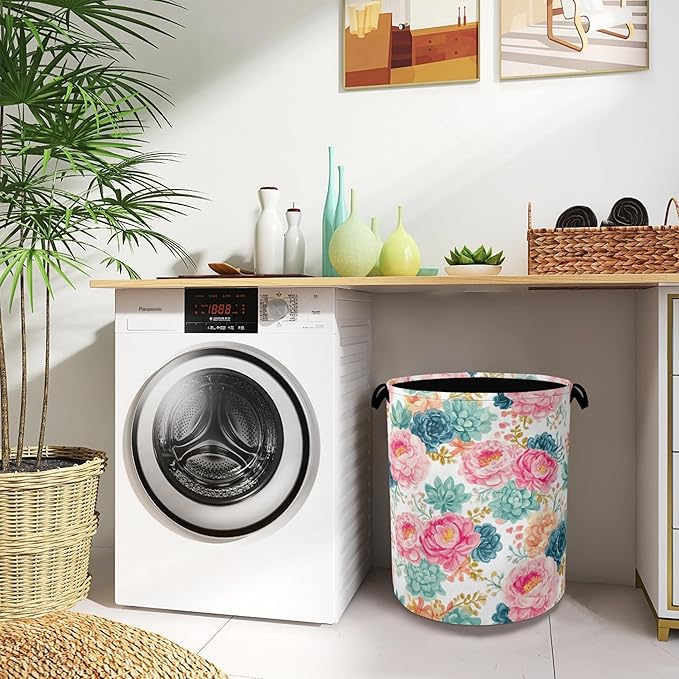 Succulent Plant Laundry Basket - Image 8