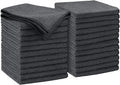 AIDEA Microfiber Cleaning Cloth Grey 24PK, Microfiber Towels by AIDEAHOME