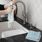 Ritz 100% Terry Cotton, Highly Absorbent Dish Cloth Set, 12” x 12” - Image 4