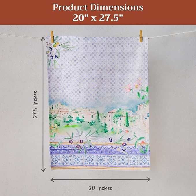 Maison d' Hermine Kitchen Towel 100% Combed Cotton Premium Set of 3 - Image 5