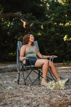 GCI Outdoor Comfort Pro Rocker Outdoor Rocking Chair with Beverage Holder - Image 8