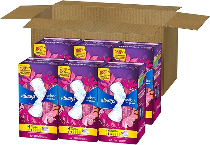 Always Radiant Feminine Pads for Women, Flexfoam Pads - Image 10