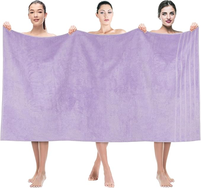 American Soft Linen 35x70 Jumbo Large Bath Towel, 600 GSM 100% Cotton Turkish by AmericanSoftLinen
