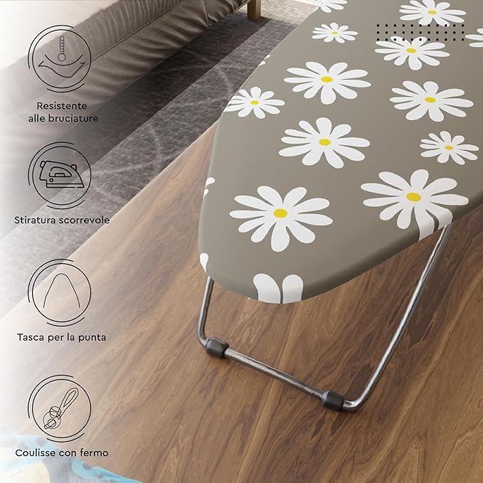 Encasa XO Ironing Board Cover and Pad 28"x12" - Image 8