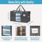 VENO 6 Pack Moving Bags, Comforter and Blanket Storage Bags - Image 6
