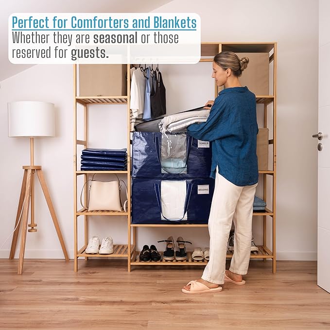 VENO 2 Pack Moving Bags, Comforter and Blanket Storage Bags - Image 6
