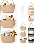 Hanging Basket, 3-Tier Wall Baskets, Over the Door Organizer by Degeyoyo