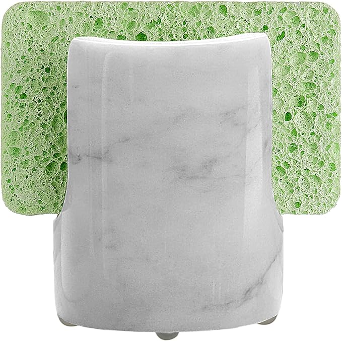 Marble Sponge Holder Sink Sponge Caddy by EVERBBKING
