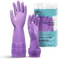 FMP Brands 3/6/12/60 Pairs 15 Inch Extra Long Rubber Dishwashing Gloves by FMPBrands
