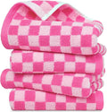 Jacquotha Pink Hand Towels 4 Pack, Cotton Decorative Bathroom Hand Towel & by Jacquotha