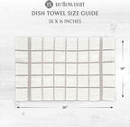 100% Cotton Terry Dish Towels, 4 Pack 16 x26 Inches, Super Soft and Absorbent - Image 4