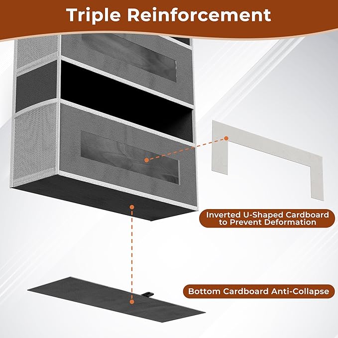 2 Packs 5-Tier Over the Door Organizer - Image 3