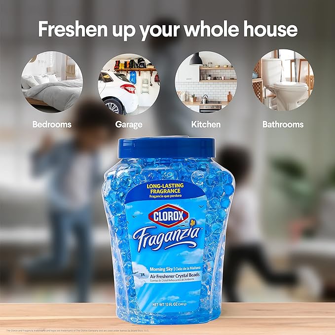 Clorox Fraganzia Crystal Beads Air Freshener Twin Pack, Long Lasting Room - Image 5