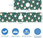 Christmas Kitchen Sink Splash Guard Mat Santa Claus and Snowflakes Sink Splash - Image 3