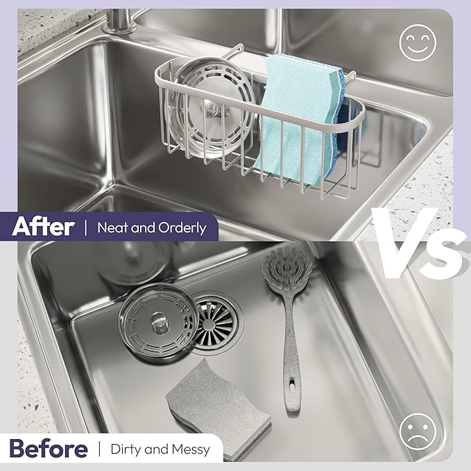 SWTYMIKI Sponge Holder for Kitchen Sink - Image 5