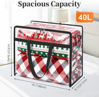 Clear Storage Bags, 4 Pack Under Bed Storage and Closet Organizers Containers - Image 3