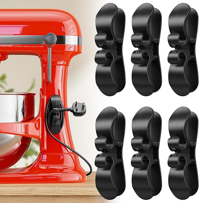 6PCS Upgraded Cord Organizer for Appliances, Kitchen Appliance Cord Organizer by Indemo