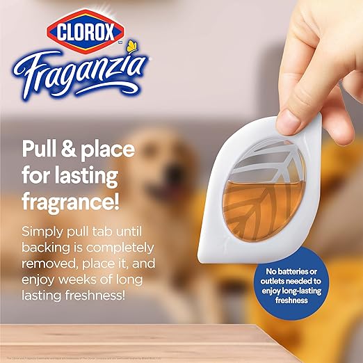 Clorox Fraganzia Small Rooms Air Freshener, Vanilla Honeycomb Scent - Image 3
