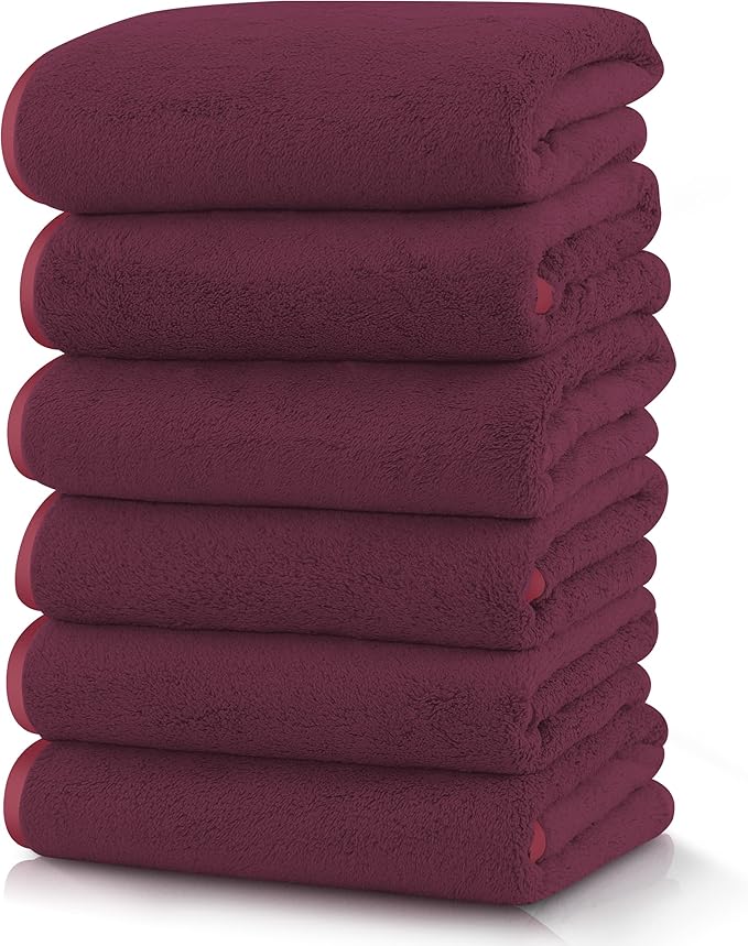 TENSTARS Silk Hemming Hand Towels by TENSTARS
