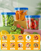 6 Pack-24 oz Freezer Storage Containers, Plastic Food Storage Containers - Image 7