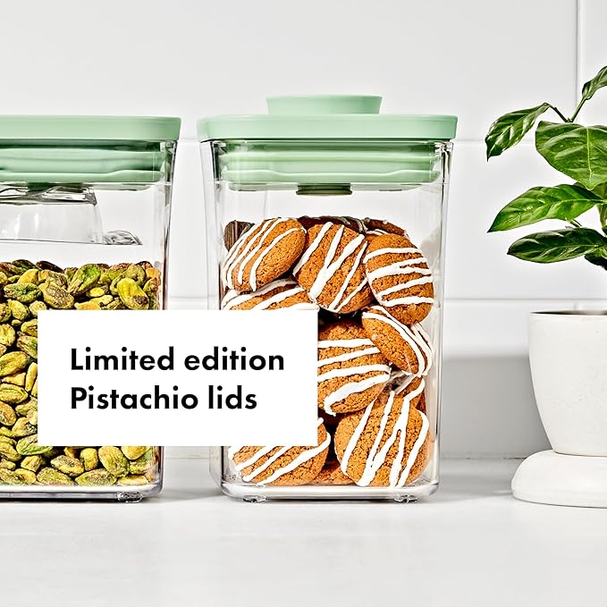 OXO Good Grips Airtight POP Container | Pistachio | Push Button Seal | - Image 4