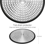LEKEYE Shower Drain Hair Catcher | Strainer | Shower Stall Drain Cover | - Image 3