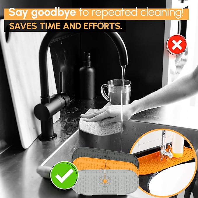 Silicone Splash Guard, Sink Protectors - Image 4
